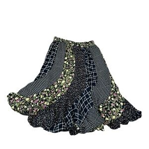 Vintage Bedford Fair Multi-Pattern Skirt